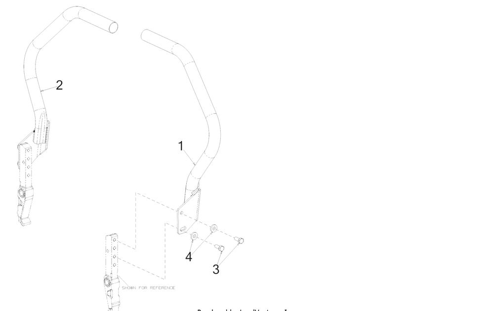Lapbar Adjustment Diagram and Parts List for (17CSDALC010)(2018) Cub Cadet Lawn Tractor